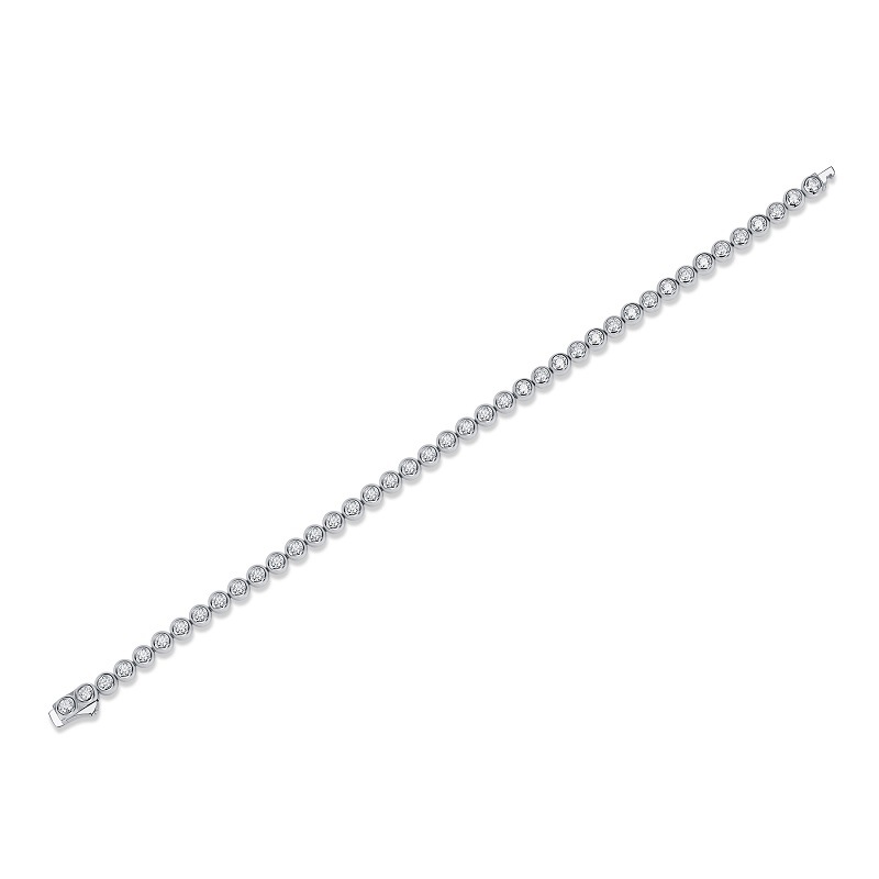 Silver Galaxy Dream Moissanite Bracelet