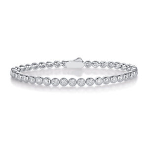 Silver Galaxy Dream Moissanite Bracelet